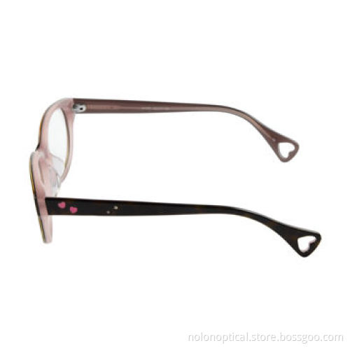 Most stylish and handmade acetate optical frames with diamond in dark tortoise